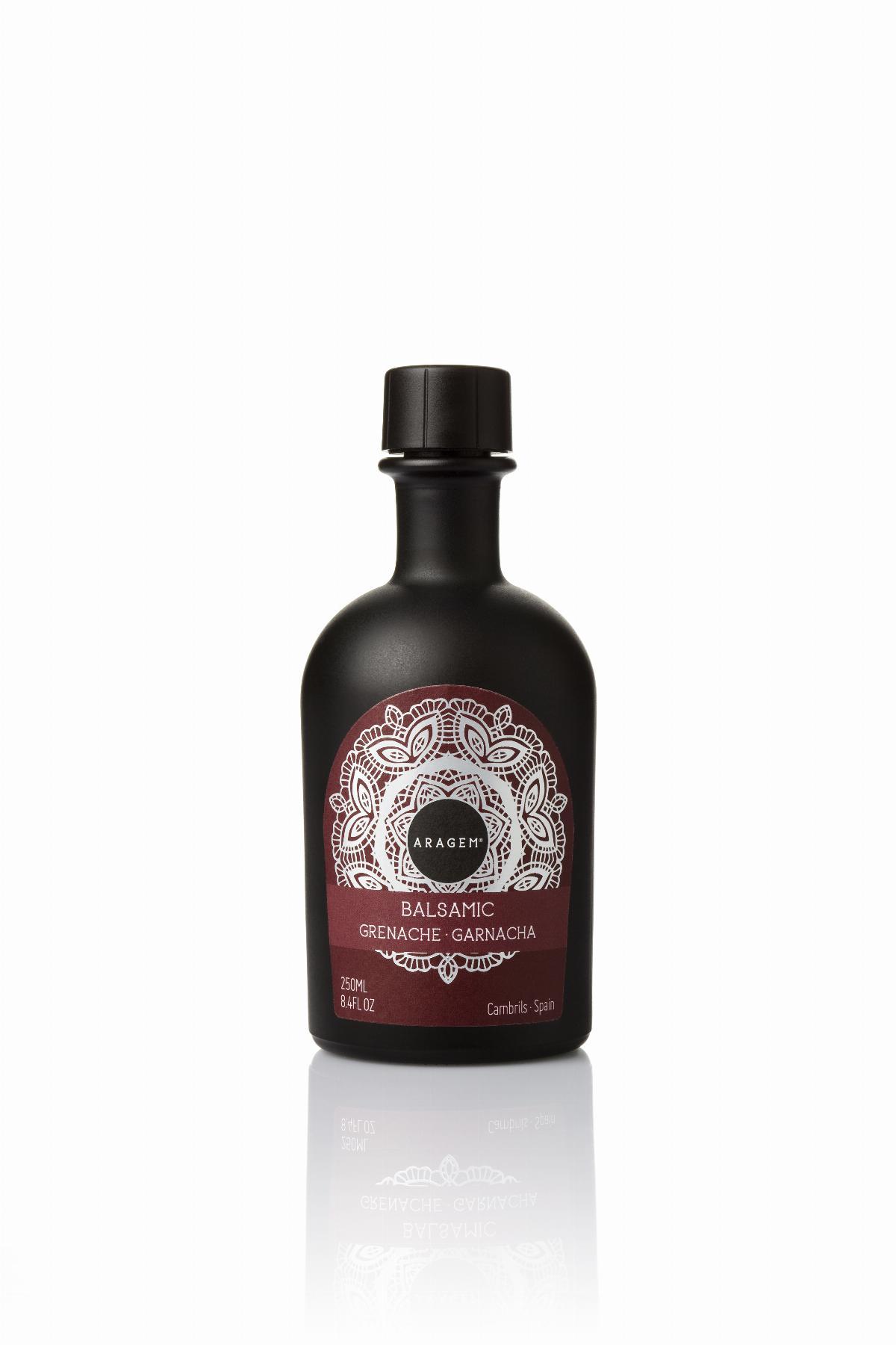 Vinagres - Vinagre Balsámico de Garnacha Aragem, botella negra 250 ml - Mestral Cambrils