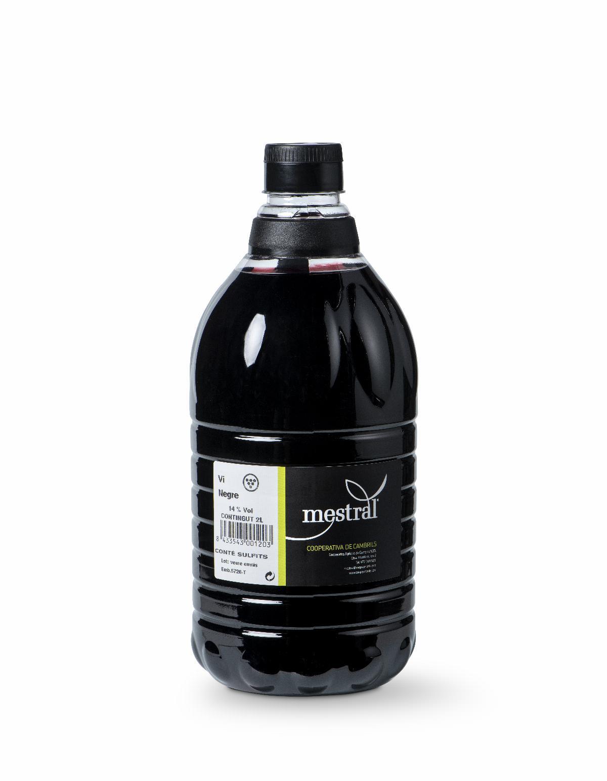 Les vins - Vi Negre Mestral 2 litres - Mestral Cambrils