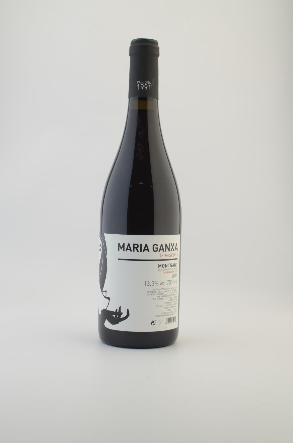 Les vins - Vi Negre Maria Ganxa Pascona DO Montsant 75 cl. - Mestral Cambrils