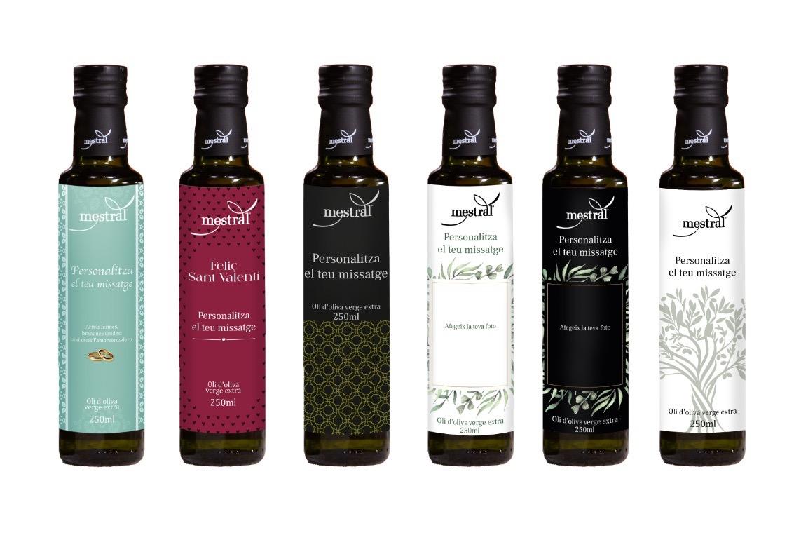 Olis i infusionats - Oli d'oliva Verge Extra 100% Arbequina Mestral Oleoturisme personalitzat - Mestral Cambrils